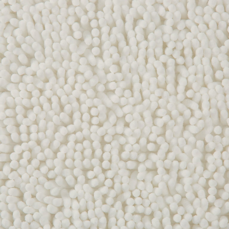 Lavish Home Coral Fleece Memory Foam Bath Mat 2-piece Set - 8418873