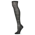 thumbnail image 5 of MeMoi Elegante Over The Knee Warm Cotton Blend Socks - Womens - Female, One Size, White, 5 of 7