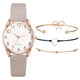 thumbnail image 1 of Reloj de pulsera para mujer de cuero con esfera verde cuadrada a la moda para mujer, conjunto de pulsera de cuarzo Wmkox8yii gfajkfgbkjabf1055, 1 of 1
