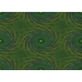 thumbnail image 1 of Ahgly Company Machine Washable Indoor Rectangle Transitional Dark Forest Green Area Rugs, 3' x 5', 1 of 7