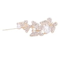thumbnail image 2 of Broche Pin Diamante Patrón De Mariposa Pin De Solapa Insignias De Abrigo Accesorios De Ramillete De FiestaBlanco, 2 of 5