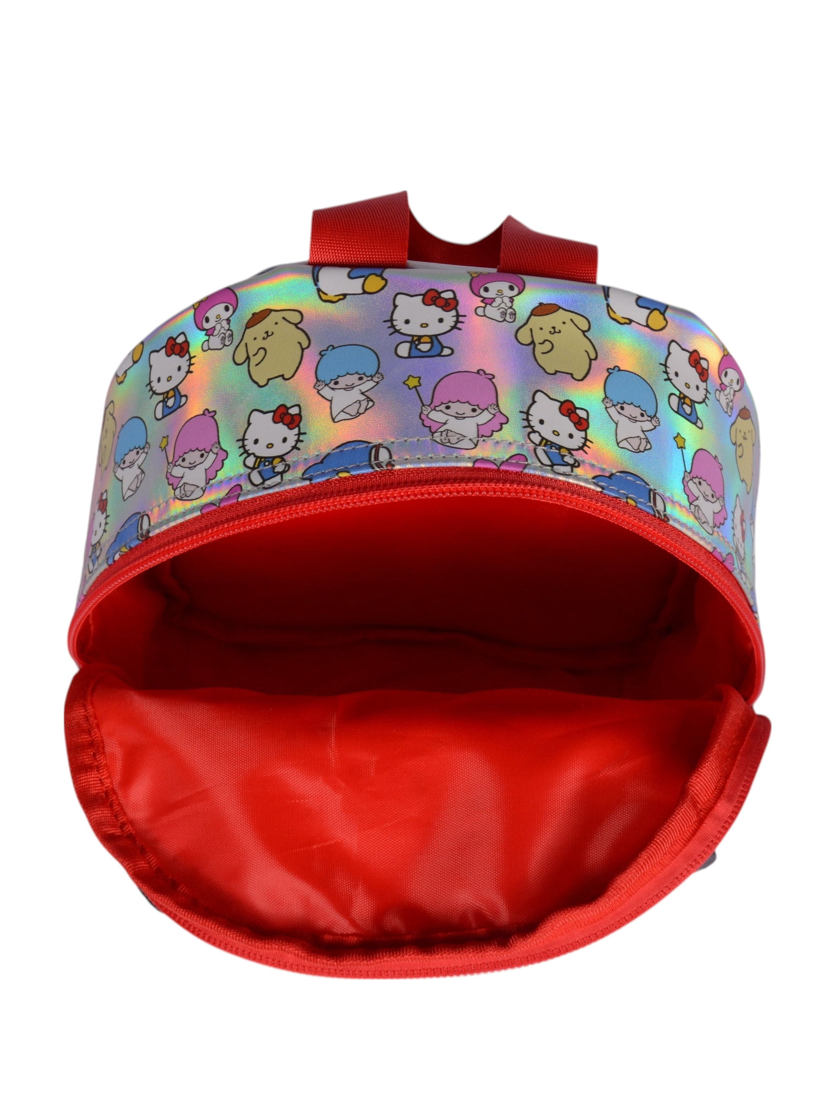 Sanrio Hello Kitty All Over Print Mini Backpack for Girls - Red