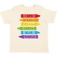 thumbnail image 3 of Inktastic Colored Crayons Boys or Girls Toddler T-Shirt, 3 of 5