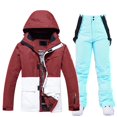 thumbnail image 4 of Niaviben Ski Sets for Women Snowboard Jacket Woman Thermal Set Ski Snow Suits for Women Ski Jacket Ski Suit Women Ski Suits Khaki L, 4 of 4