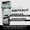 thumbnail image 3 of Helimix 2.0 Vortex 28 oz Mint Blender Shaker bottle, 3 of 9