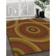 thumbnail image 3 of Ahgly Company Machine Washable Indoor Rectangle Transitional Saffron Red Area Rugs, 6' x 9', 3 of 7