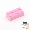 thumbnail image 1 of 20Pcs MOC Compatible Assembles Particles 3001 2x4 For Building Blocks Parts DIY Bricks Bulk Model Educational Tech Parts Toys pink-20pcs, 1 of 6