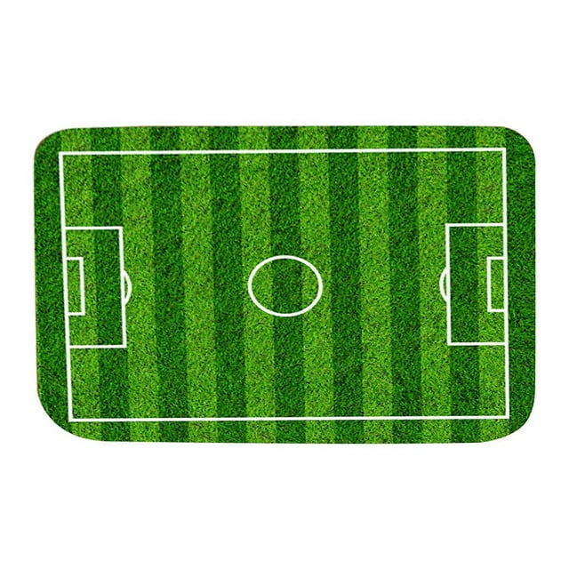 Polyester Non-Slip Door Mat for Bathroom Living Room Bedside Table (S)