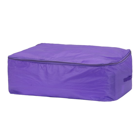 Unique Bargains 1 Pack Clothes Storage Bags Moving Bags Purple 21.5*14*8in