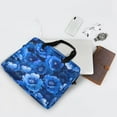 thumbnail image 5 of Laptop Bag Laptop Briefcase 15.7 x 3 x 11.8 Inches Laptop Bag Briefcases Laptop Storage Travel Laptop Bag Work Laptop Bag Deep Blue Flowers Seamless, 5 of 8