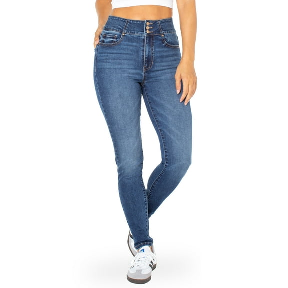 Celebrity Pink Women's Juniors High Rise Skinny, 28" Inseam, Sizes 1-21