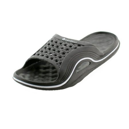 Vertico Black Slide-On Women's Shower Sandal