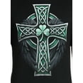 thumbnail image 3 of St. Patrick's Day Men's Graphic Tee Celtic Cross from Way to Celebrate, Sizes XS-5XL, 3 of 5