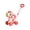 Pink, variant on Cartoon Hand Pushed Bubble Machine, Walking Cart, 2-in-1 Electric Bubble Blowing Car, Lighting, Outdoor Toy(0ml)