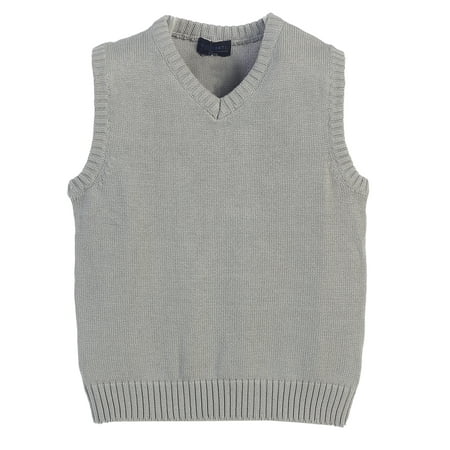 

Gioberti Kids and Boys V-Neck 100% Cotton Knitted Pullover Sweater Vest