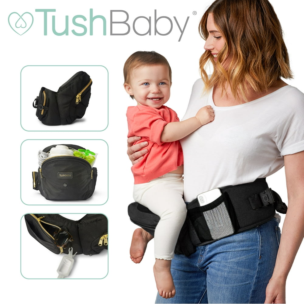 TushBaby The Only Safety Certified Hip Seat Baby CarrierAs Seen On