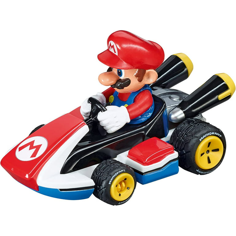 Carrera Racing System Battery Operated 1:43 Scale Mario Kart 14-ft. Slot Car  Race Track Set with Jump Ramp featuring Mario versus Luigi Slot Car Set 