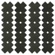 thumbnail image 1 of 10 pares de cubiertas para pezones, cubiertas para pezones cruzadas ostentosas para fiestas Raves, autoadhesivas, impermeables, 1 of 6