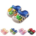 thumbnail image 4 of JAJAHO Kids Toddlers Cartoon Clogs Garden Shoes Boys Girls Summer Slip On Shower Beach Pool Sandals Trendy Shoes, 4 of 9