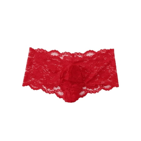 

Umitayfascinating Underwear Men Lace Underpans Sports Breathable Soft Underwear