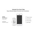 thumbnail image 2 of YUNTONG Interruptor de circuito WiFi inteligente Control remoto inalámbrico Interruptor de apagado de luces de hogar inteligente 1pc/2pcs/4pcs Monstrate DZ2994-03B, 2 of 2