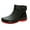 Red, variant on AUXDIQ Rain Boots Men Short Ankle Waterproof Rain Shoes Outdoor Garden Shoes