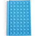 thumbnail image 1 of Cuaderno HUOGUO Bubble Fidget Pop-On-It con llavero de rayas universitarias, 1 of 1