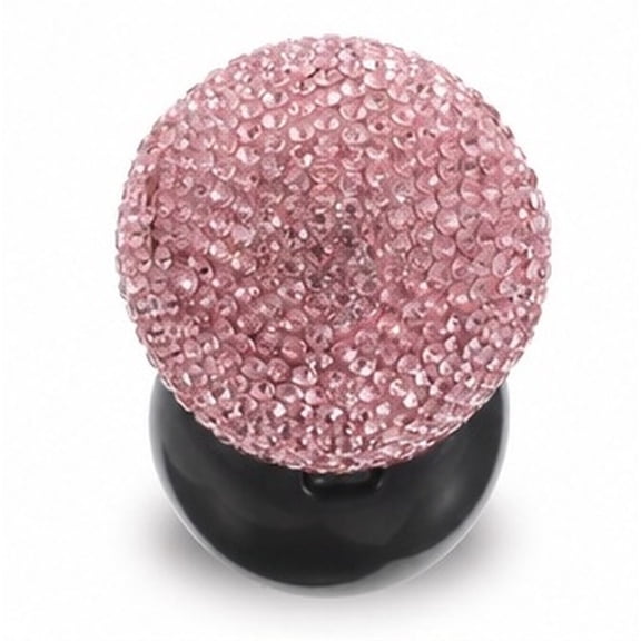 Amosfun Pink Crystal Push Start Button Cover Car Interior Accessories