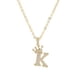 thumbnail image 1 of Minnieouse Collar con letras para mujer, decoración para el cuello, decoración colgante, colgante con alfabeto brillante, accesorio de moda, regalo de Ropa, zapatos y accesorios Miscelánea K Minnieouse AP013816-11, 1 of 6