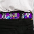 thumbnail image 4 of Buckle-Down Belt, Seatbelt Buckle Belt, Panda Hat Animals Bright Color Burst, Youth 22 to 32 Inches, 4 of 9