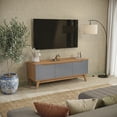 thumbnail image 1 of Mueble TV 55" 3 Puertas 136 cm Canela/Gris Kappesberg, 1 of 10