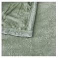 thumbnail image 5 of TiaGOC Fleece Plush Blanket 3.5 LB, 1 Ply, Korean Mink Blanket Queen 79" x 91" - Super Soft and Warm, Lightweight and Cozy Fuzzy Solid Color Fleece Blanket for Bed, Green, 5 of 6