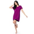 thumbnail image 3 of Fruit of the Loom Women's Soft and Breathable Pajama Sleepshirt, Sizes S-5X, 3 of 9