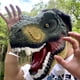 thumbnail image 4 of Máscara de dinosaurio Advancent de látex realista Naranja, 4 of 6