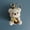 Hug bear, variant on New hand-knitted hugging panda plush toy, cute yarn crocheted animal pendant, exquisite handmade bag accessory