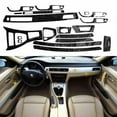 thumbnail image 3 of Gloss Black Interior Glossy Wrap Trim Decal For BMW 3 Series E90 2005-2012, 3 of 6