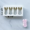 thumbnail image 2 of PEEP BUNNY BAKING MOLD FOR CUPCAKES, CAKEPOPS, CHOCOLATE STRAWBERRIES, PRETZELS & RICE KRISPIES, 2 of 4