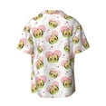 thumbnail image 2 of Xecao offers the Avocado Lovers for Men's Casual Short-sleeved Shirt, a button-up collared shirt with a pocket, perfect for beach vacations and yacht travel in the X-Large size., 2 of 7