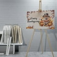 thumbnail image 4 of Happy Thanksgiving Pomeranian Welcome Thankful Fall Autumn Pumpkin Horizontal Matte Canvas Poster Pom Dog Lover Gifts Wall Art Home Decor - 02021, 4 of 5