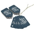 thumbnail image 3 of Inkdotpot Silver Foil Paper Hang Tags Merry And Bright Christmas Favor Tags 100 Pieces, 3 of 6