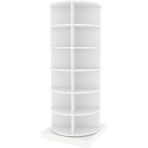 Holaki 6-Tiers Rotating Shoe Rack Tower, Spinning Shoe Display, 360° Rotating Shoe Organizer - Holds Up to 24 Pairs in Entryway, Living Room, Hallway