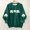 Green I, variant on Girls St Patricks Day Shirt Good Fortune Clover Graphic Sweatshirt Green Crewneck Top Soft Stretch Kids to Youth Sizes,Size 12-13T