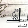 thumbnail image 2 of Shinelab Koi Fish Metal Bookends Decorative Koi Fish Name Bookend Gift, Pet Animal Desk Bookshelf Decor 5162, 2 of 3