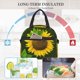 thumbnail image 4 of Fotbe Sunflower Bolsa de Almuerzo con Estampado, Lonchera Aislada, Contenedores de Comida Reutilizables Tipo Cooler a Prueba de Fugas, 4 of 7