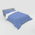 thumbnail image 3 of Ambesonne Retro Bedding Set 3 Pcs, White Classic Polka Dots, Twin, Violet Blue White, 3 of 3