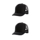 thumbnail image 1 of Sonducket Gorra de béisbol deportiva para bebés, niños y niñas, gorras con viseras de moda de verano, sombrero informal, malla de viaje Negro 2piezas, 1 of 6