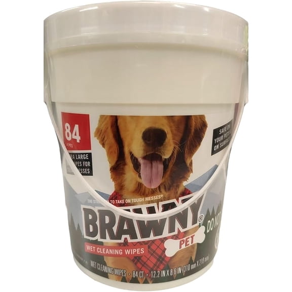 Brawny Wet Pet Cleaning Wipes