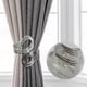 thumbnail image 1 of Abrazaderas Magnéticas para Cortinas, 1 Pieza de Flores de Cristal Brillantes, Hebillas para Cortinas con Alambre Elástico de Alta Elasticidad para Decoración Del Hogar (Plateadas), 1 of 6