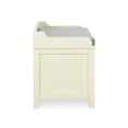 thumbnail image 6 of Linon Lakeville 45" Antique White Storage Bench with Sliding Doors, 6 of 17
