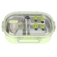 thumbnail image 2 of Fiambrera de Acero inoxidable 304, Caja A Prueba de Fugas para Niños, Contenedor de Alimentos Portátil Con Sellado de Silicona Con Cuchara, Diseño de Orificios de Escape, 2 of 7